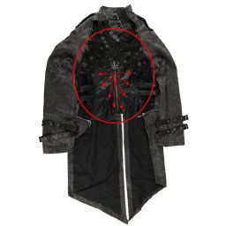kabát dámský DEVIL FASHION - POŠKOZENÉ - MY587