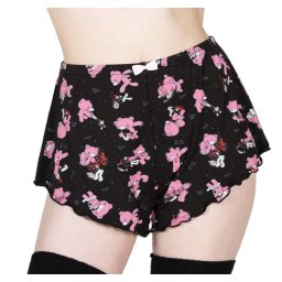 kraťasy dámské (pyžamo) KILLSTAR x GLOOMY the Naughty Grizzly - I Was Gloomy - Black - KSRA010700