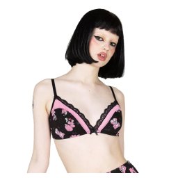 podprsenka dámská KILLSTAR x GLOOMY the Naughty Grizzly - Gloomy Bear - Pink - KSRA010718