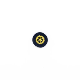 Nášivka námořních jednotek NVA kruh malá ozubené kolo MODRÁ