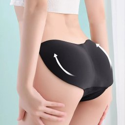XBRA Push up tvarovací G - string kalhotky - černé - L