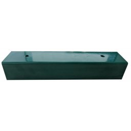 RETIC Držák podhrabové desky rovný ZN+PVC U/200/40, zelený 20040ZR