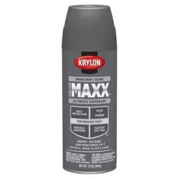 Barva KRYLON COVERMAXX® krycí maskovací ve spreji ŠEDÁ LESKLÁ