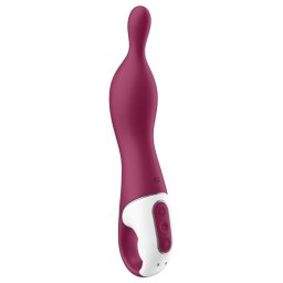Satisfyer A-Mazing 1 - vibrtor na bod A - dobjec - erven