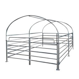 DEMA Mobilní přístřešek pro dobytek 2x3 m s plachtou 52055D