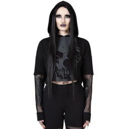 mikina dámská KILLSTAR - Chilled Bone - Black - KSRA010751