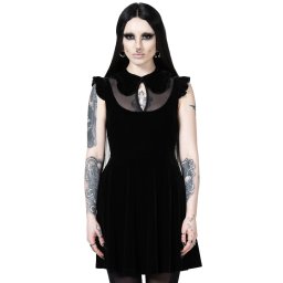 šaty dámské KILLSTAR - Blazeorb - Black - KSRA010747