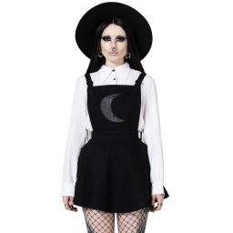 šaty dámské KILLSTAR - Luna Orb Pinafore - Black - KSRA010770