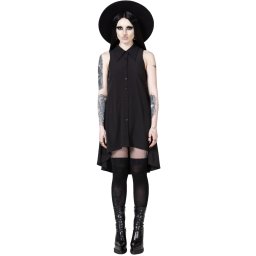 šaty dámské KILLSTAR - Olde Night - Black - KSRA010785