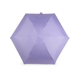 Skládací mini deštník s pevným pouzdrem, barva 5 levandulová