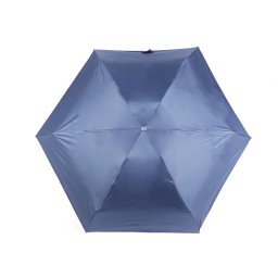 Skládací mini deštník s pevným pouzdrem, barva 6 modrá jeans