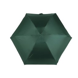 Skládací mini deštník s pevným pouzdrem, barva 7 zelená tmavá
