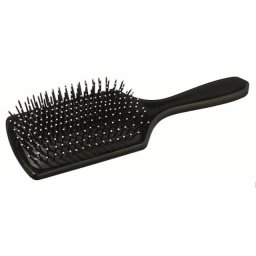 Plochý kartáč na vlasy KELLER Paddle Brush velikost XL, černý
