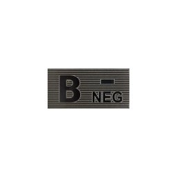 DIRECT ACTION nášivka IR krevní skupina VELCRO B - NEG ČERNO/ZELENÁ