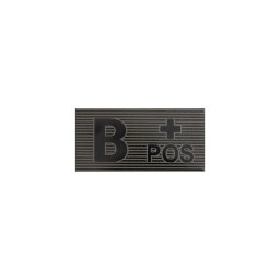 DIRECT ACTION nášivka IR krevní skupina VELCRO B + POS ČERNO/ZELENÁ