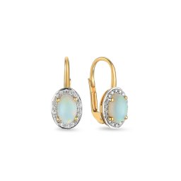 Opálové náušnice 0,57 ct s brilianty Joelle IZBR790NN