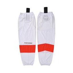Hokejové stulpny Sherwood Mesh Player Sock bílo-červené Junior (juniorská)