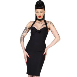 šaty dámské KILLSTAR - Classy Chassy - Black - KSRA010867