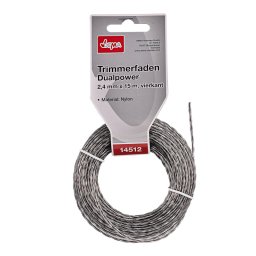 DEMA Vyžínací struna Dualpower 2,40 mm x 15 m, hranatá 14512D