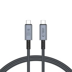 Tech-Protect UltraBoost MAX YJ-048 USB-C 4.0 8K 40Gb/s PD240W 1m šedý