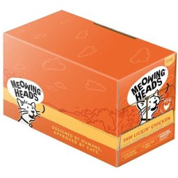 Meowing Heads Paw Lickin Chicken MULTIPACK - kapsička pro kočky 10x100 g