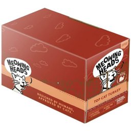 Meowing Heads Top Cat Turkey MULTIPACK - kapsička pro kočky 10x100 g