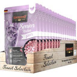 Leonardo multipack SENIOR KUŘECÍ s dýní - kapsička pro starší kočky 16x85 g