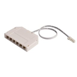 Deko-Light příslušenství - MINI-AMP 6-násobný rozbočovač (1x zástrčka, 6x zásuvka) 20cm, 12V/24V, max 3A, IP20 940065