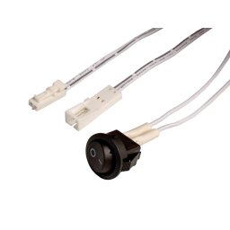 Deko-Light příslušenství - MINI-AMP vestavný spínač (zástrčka-zásuvka) 2x 100cm, 12V/24V, max. 3A, IP20 940066