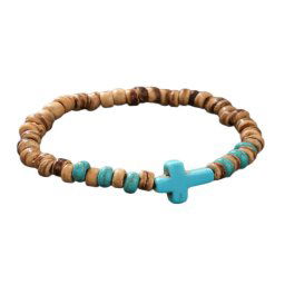 Gaira® Náramek Cross 3137, Barva modrá