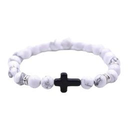 Gaira® Náramek Cruz 3128, Materiál Jaspis bílý