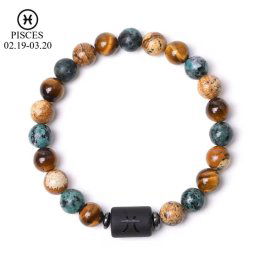 Gaira® Náramek Zodiac 3127, Znamení zvěrokruhu Ryby