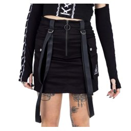 sukně dámská CHEMICAL BLACK - ROXIE - BLACK - POI1405