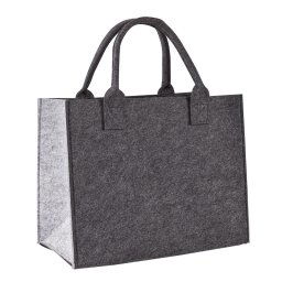 DEMA Plstěná taška 35x20x28 cm Shopper L antracit/šedá 39050D