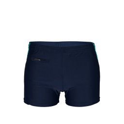 Jacob Blue boxer plavky s kapsičkou AB 074 tmavě modrá 6XL