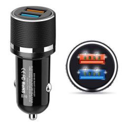 Interlook WC7W-Černý | Nabíječka do auta | kompatibilní se standardy Dash Charge a VOOC 4.0 a 3.0 Černý 1801-160 1801-160
