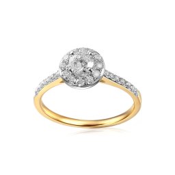 Briliantový dvoubarevný prsten Adelynn IZBR1220