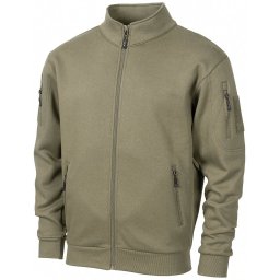 Mikina za zip TACTICAL ZELENÁ vel. L