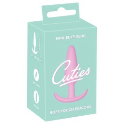 Cuties Mini Butt Plug - silikonov anln kolk (rov, 2,1 cm)