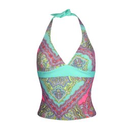 Yellow Mandala plavkové tankini tílko S zelená