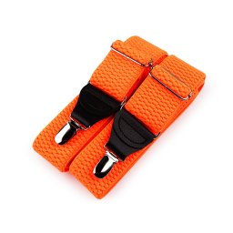 Šle šíře 4 cm délka 120 cm neon, barva 3 oranžová neon