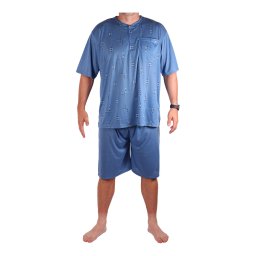 Honza pánské pyžamo s krátkým rukávem 5XL modrá