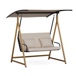Blumfeldt ZenGrove, hollywoodská houpačka, 2místná, individuálně nastavitelná, práškově lakovaná ocel, odolná proti povětrnostním vlivům