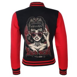mikina dámská BLACK HEART - PRETTY BS - BLACK - 17557