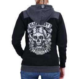 mikina dámská BLACK HEART - MISS MURDER - BLACK - 12939