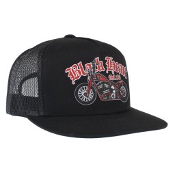 kšiltovka BLACK HEART - RED CHOPPER - 13458