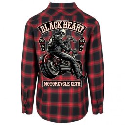 košile pánská BLACK HEART - COFFIN - BLACK - 17115