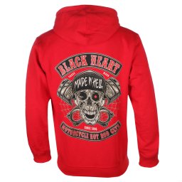 mikina pánská BLACK HEART - RASCAL - RED - 17094