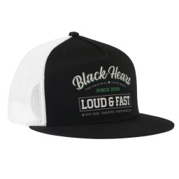 kšiltovka BLACK HEART - LOUD AND FAST - BLK - 12813