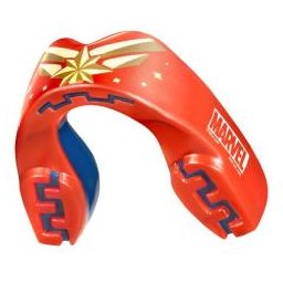 Hokejový chránič zubů SafeJawz Marvel Captain Marvel Mouthguard Senior (dospělá)
